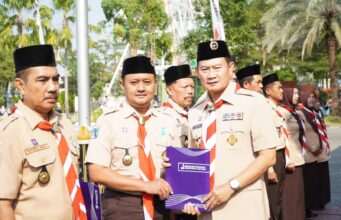 Apel Besar Peringati HUT ke-65 Gerakan Pramuka di Lamongan