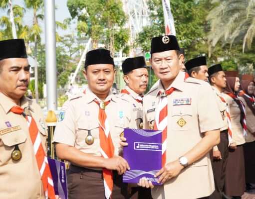 Apel Besar Peringati HUT ke-65 Gerakan Pramuka di Lamongan