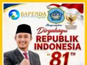 Bapenda Kabupaten Lamongan mengucapkan selamat memperingati dirgahayu RI ke -81