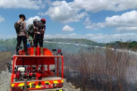 BPBD Tanah Bumbu Tangani Tiga Titik Kebakaran Lahan di Dua Kecamatan
