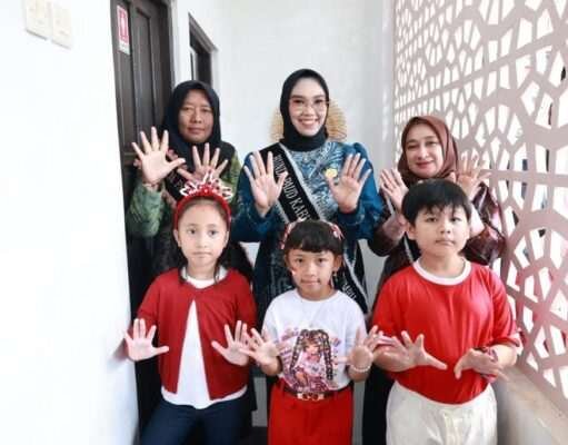 Andi Irmayani Rudi Latif Ajak Anak TK Syiona Terapkan Hidup Sehat dengan Cara Menyenangkan