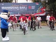 Launching Green Campus Bike Hingga Tirakatan, UIN SATU Tulungagung Meriahkan HUT RI ke-81