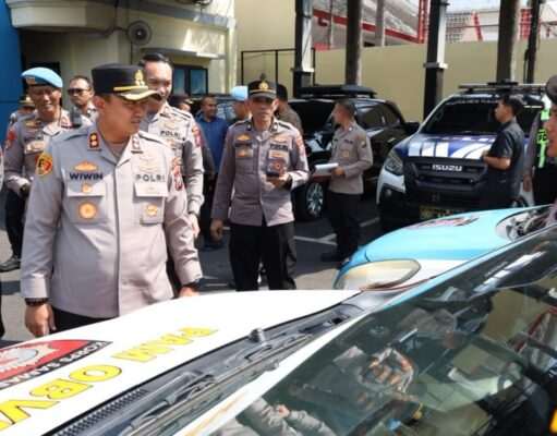 Pastikan Kesiapan Sarpras, Kapolres Tulungagung Cek Kendaraan Dinas Hingga Alsus dan Almatsus