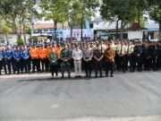 Gelar Apel Kebangsaan 3 Pilar, Pesan Plt Bupati Tulungagung Jaga Keamanan dan Persatuan