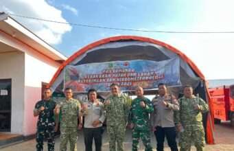 Tim Mabes TNI Apresiasi Aksi Nyata Satgas Karhutla Tanah Bumbu
