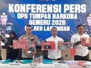 Polres Lamongan Amankan 15 Tersangka Dari 11 Kasus Narkoba
