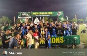 Kesebelasan Notorejo Juara Ansor Cup XXI, PLT Bupati Tulungagung Tekankan Sportivitas