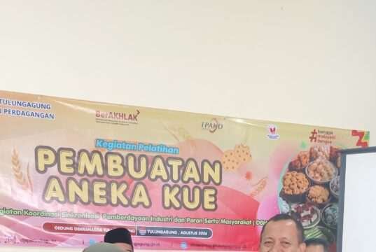 Disperindag Tulungagung Cetak 29 Pelaku IKM Kue Melalui Pelatihan DBHCHT