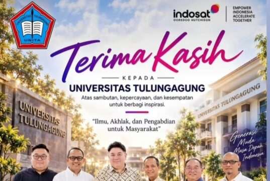 Indosat Ooredoo Hutchison Gandeng Universitas Tulungagung Bahas Masa Depan Bisnis Berbasis AI