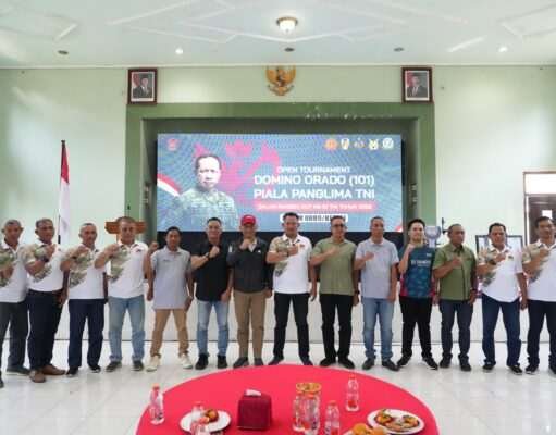Kodim 0809/Kediri Gelar Open Turnamen Domino Orado 101 Piala Panglima Tni Dalam Rangka Hut Tni Ke-81-2026