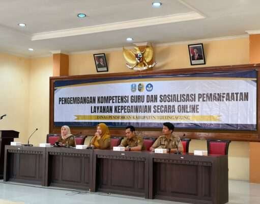 Dinas Pendidikan Tulungagung Gelar Pengembangan Kompetensi Guru dan Sosialisasi Layanan Kepegawaian Online