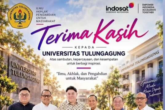 Indosat Ooredoo Hutchison Gandeng Universitas Tulungagung Bahas Masa Depan Bisnis Berbasis AI