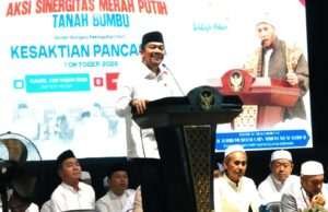 Hari Kesaktian Pancasila, Tanah Bumbu Hadirkan Habib Musthofa dalam Tabligh Akbar Sinergitas Merah Putih