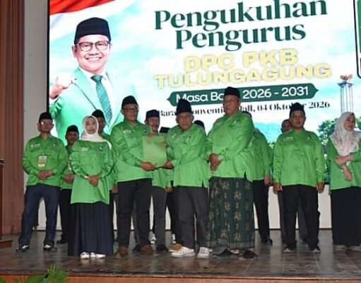 kukuhkan pengurus dan gelar muskercab, dpc pkb tulungagung mulai konsolidasi tatap pemilu 2029
