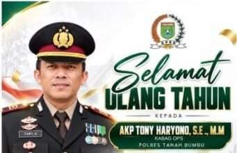 Wakil Ketua I DPRD H. Hasanuddin Titip Doa untuk AKP Tony Haryono di Hari Ulang Tahun