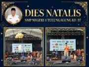 Meriah! SMPN 4 Tulungagung Gelar Jalan Sehat dan Pentas Seni di Dies Natalis ke-37
