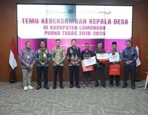 Pemkab Lamongan Apresiasi 23 Kades Purna Tugas