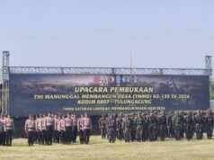 Buka TMMD ke-130 Tahun 2026 Di Campurdarat, Plt. Bupati Tulungagung Perkuat Kemanunggalan TNI Dengan Rakyat