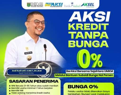 Bupati Andi Rudi Latif Siapkan Program Kredit Tanpa Bunga bagi Usaha Mikro