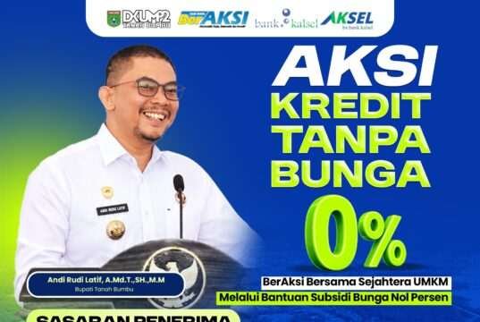 Bupati Andi Rudi Latif Siapkan Program Kredit Tanpa Bunga bagi Usaha Mikro