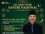 UIN Satu Tulungagung Mengucapkan Selamat Memperingati Hari santri Nasional