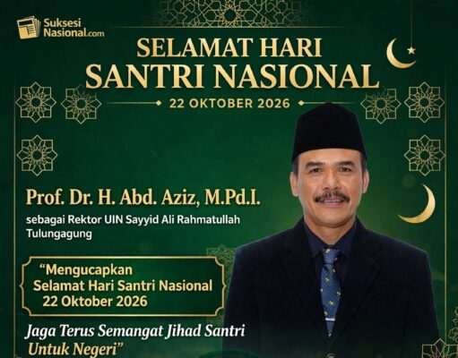 UIN Satu Tulungagung Mengucapkan Selamat Memperingati Hari santri Nasional
