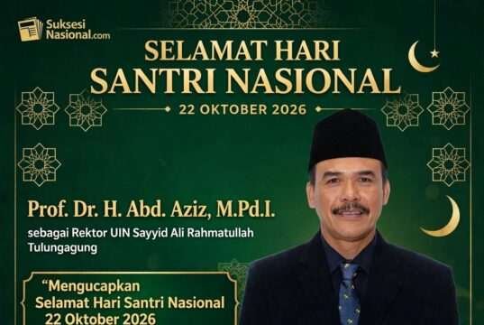 UIN Satu Tulungagung Mengucapkan Selamat Memperingati Hari santri Nasional