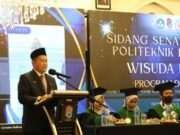 Bupati Tanah Bumbu Dorong Sinergi Pendidikan Vokasi dan Industri pada Wisuda Politeknik Batulicin