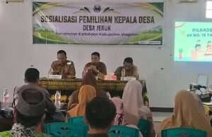 Pemdes Jeruk Sosialisasikan Dan Simulasikan Pilkades Tahun 2027 Secara E-voting