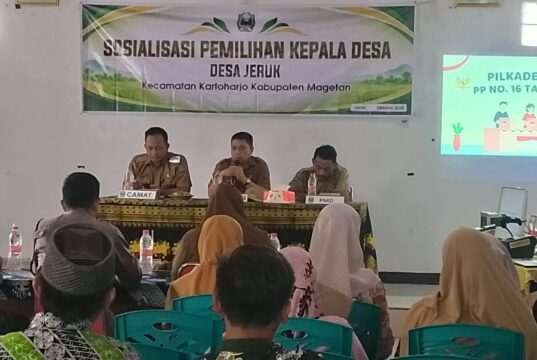 Pemdes Jeruk Sosialisasikan Dan Simulasikan Pilkades Tahun 2027 Secara E-voting