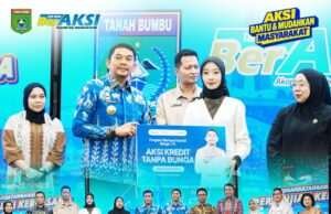 Bupati Tanah Bumbu Andi Rudi Latif Luncurkan Kredit Tanpa Bunga untuk UMKM