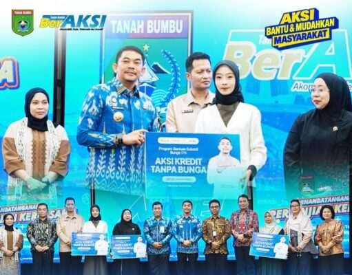 Bupati Tanah Bumbu Andi Rudi Latif Luncurkan Kredit Tanpa Bunga untuk UMKM