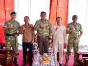 Plt Bupati Tulungagung Sambut Menhan RI, Tinjau Pembangunan Yonif TP 886/PJ Jayati